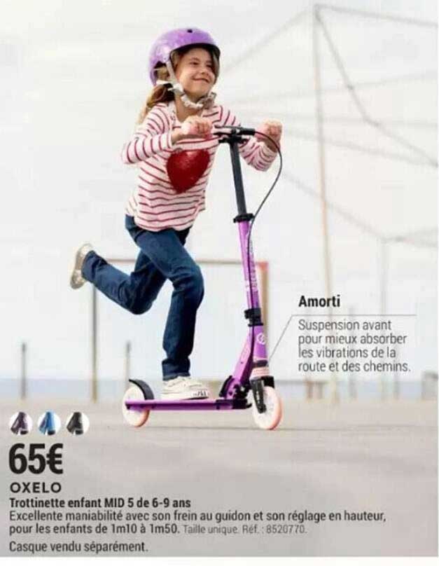 trottinette enfant mid 5 de 6-9 and oxelo