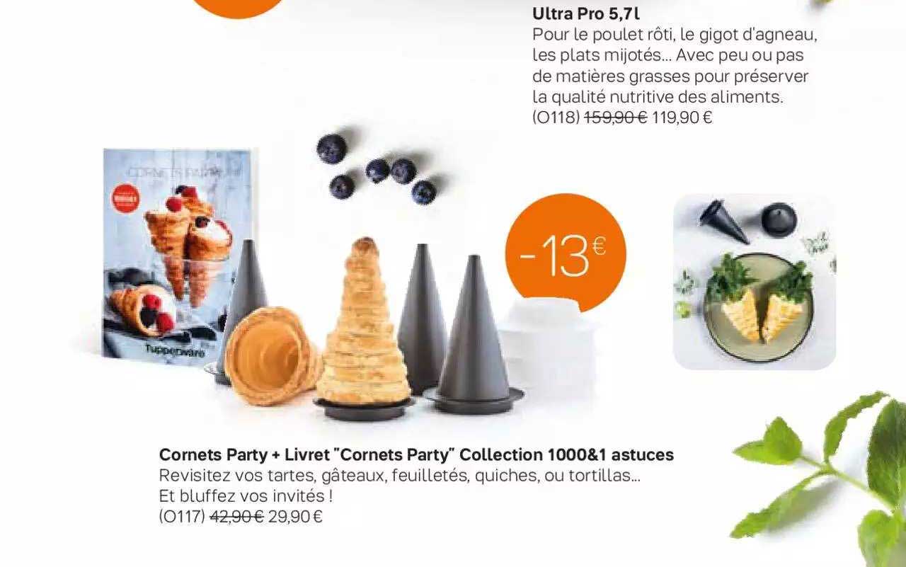 Ultra Pro 5,7l, Cornets Party + Livret "cornets Party" Collection 1000&1 Astuces