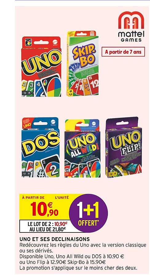 uno et ses déclinaisons