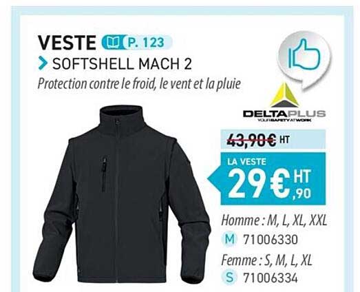 veste - softshell mach 2