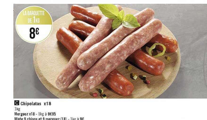 Chipolatas X 18