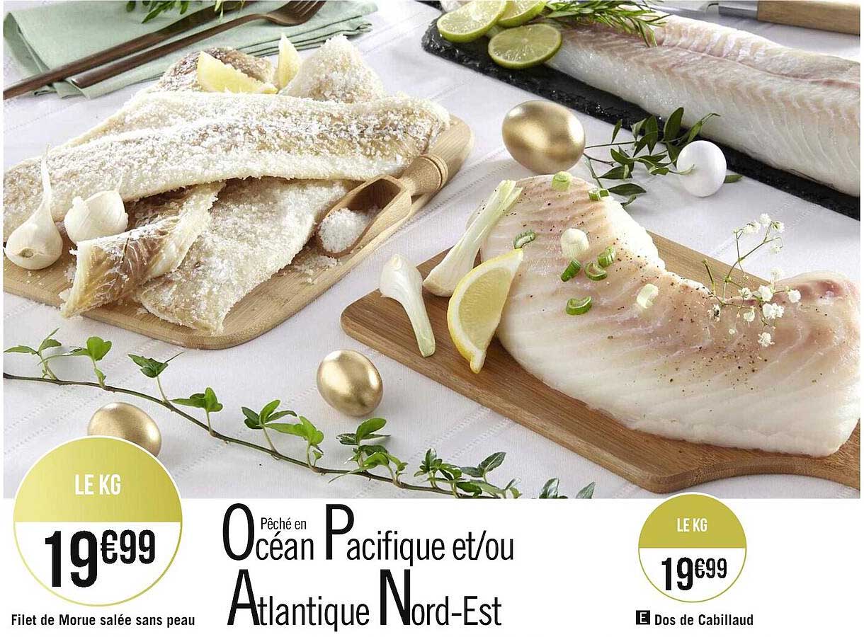 Filet De Morue Salée Sans Peau