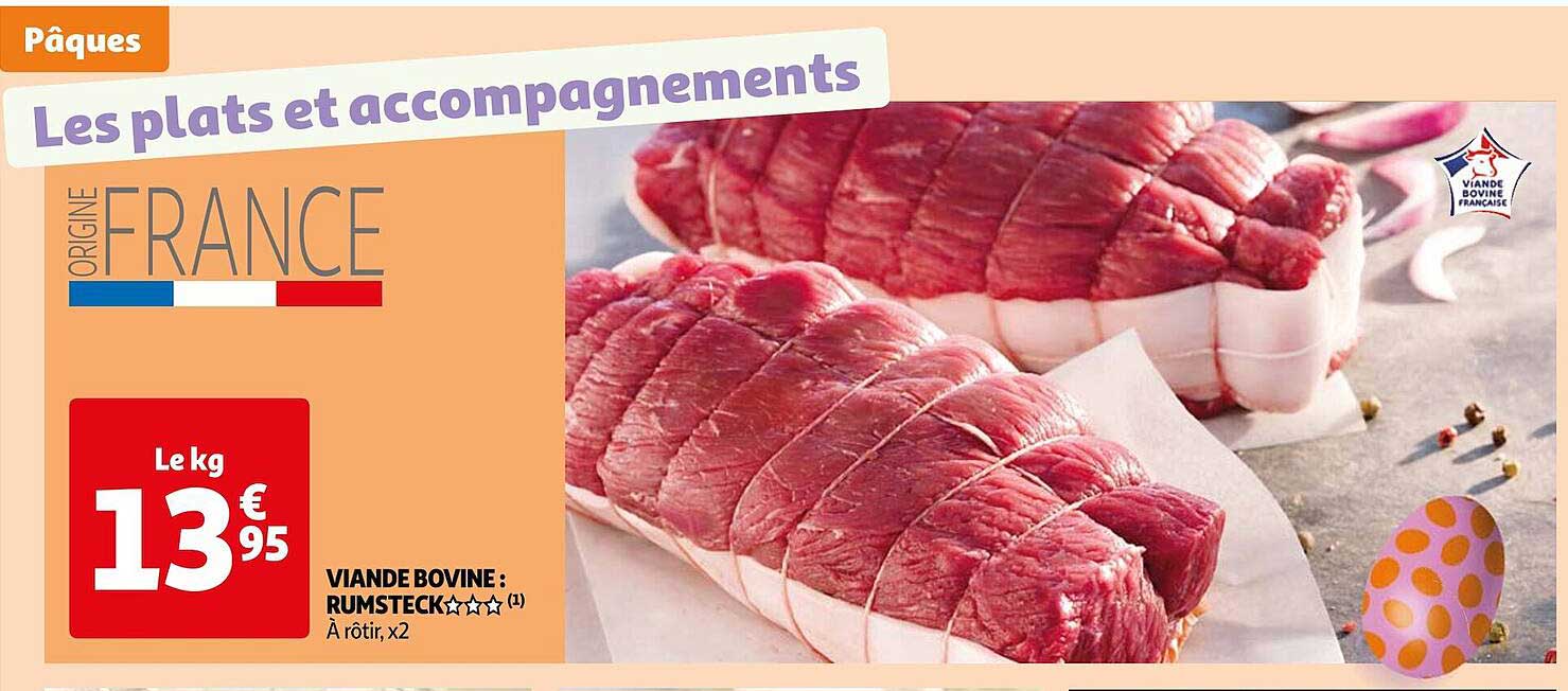 Viande Bovine : Rumsteck***