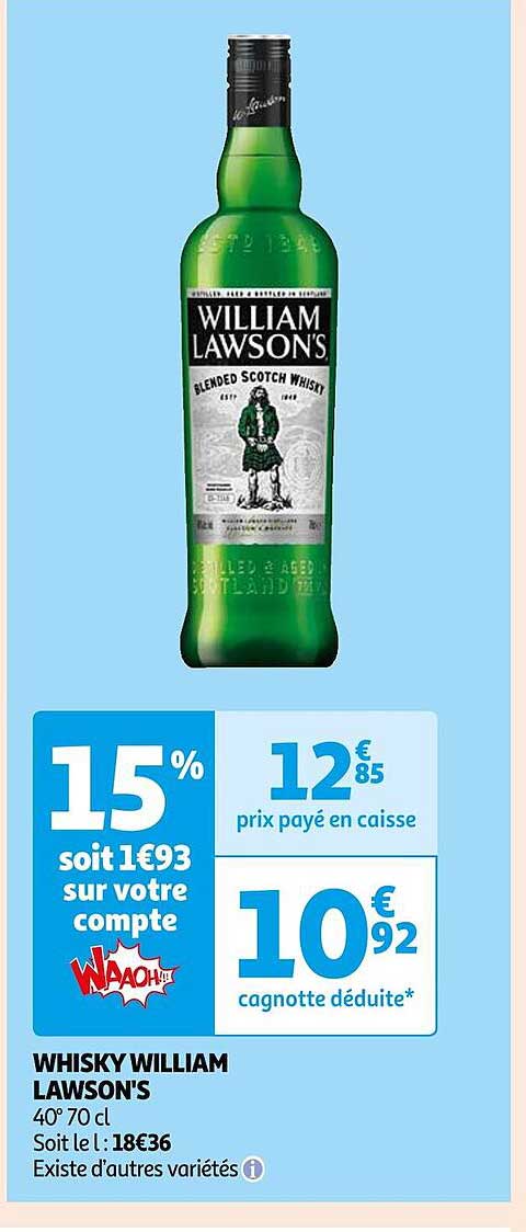 whisky william lawson's