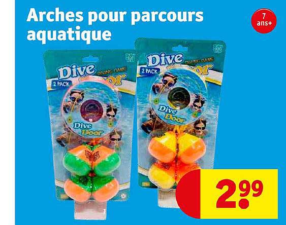 arches pour parcours aquatique