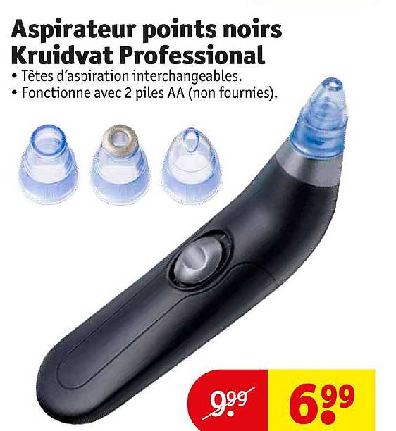 aspirateur points noirs kruidvat professional