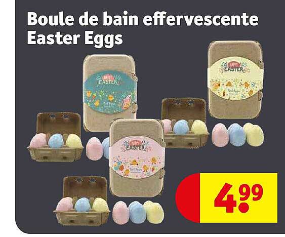 boule de bain effervescente easter eggs