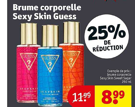 brume corporelle sexy skin guess