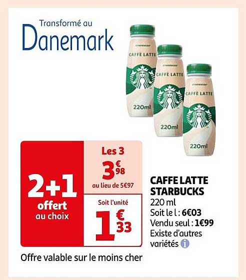 caffe latte starbucks