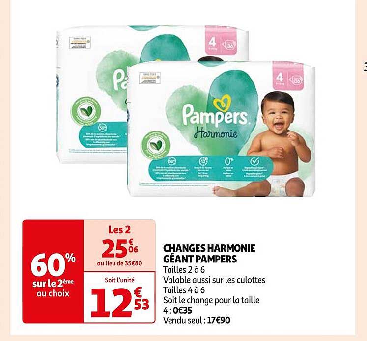 Changes Harmonie Géant Pampers