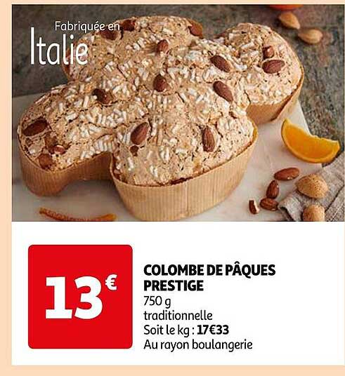 colombe de pâques prestige