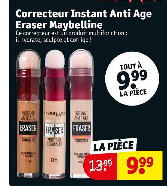 correcteur instant anti âge eraser maybelline