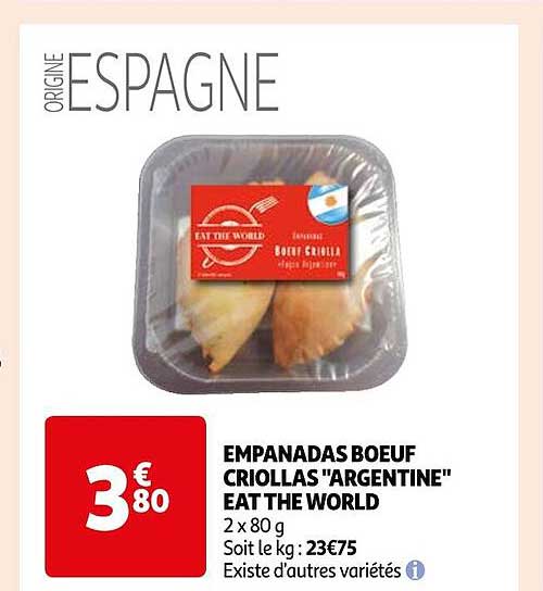 empanadas bœuf criollas "argentine" eat the world