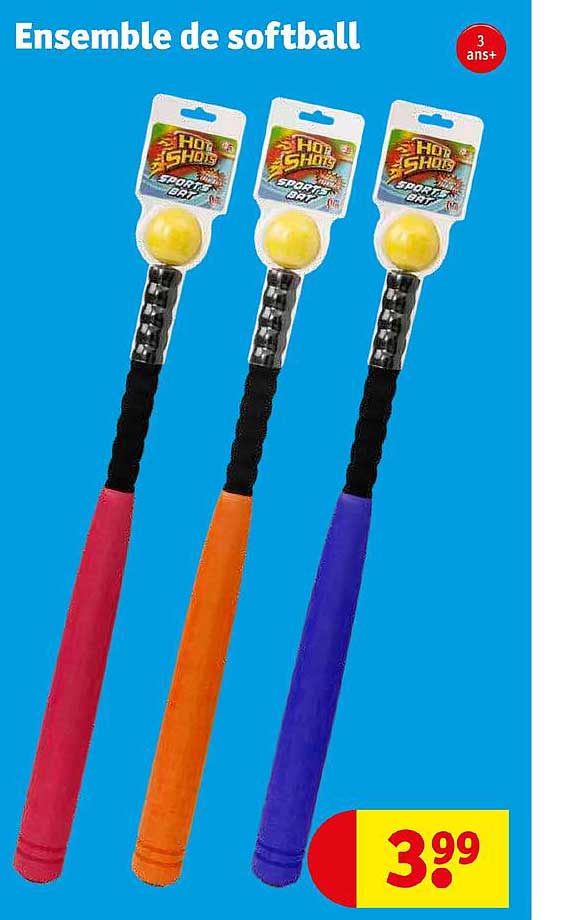 ensemble de softball