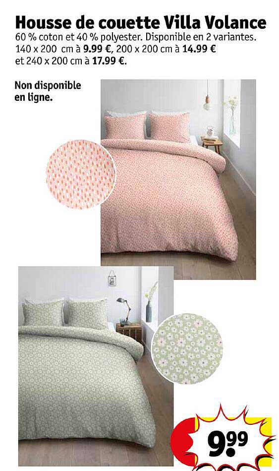 housse de couette villa volance