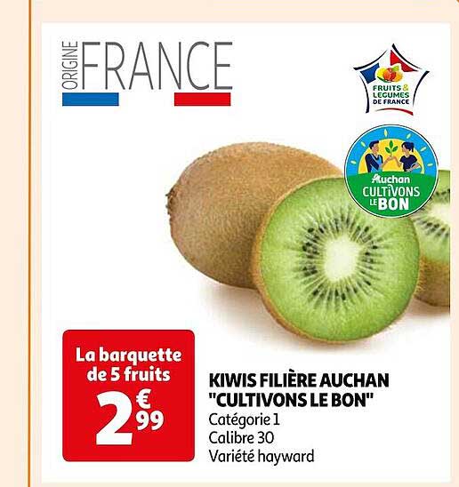 kiwis filière auchan "cultivons le bon"