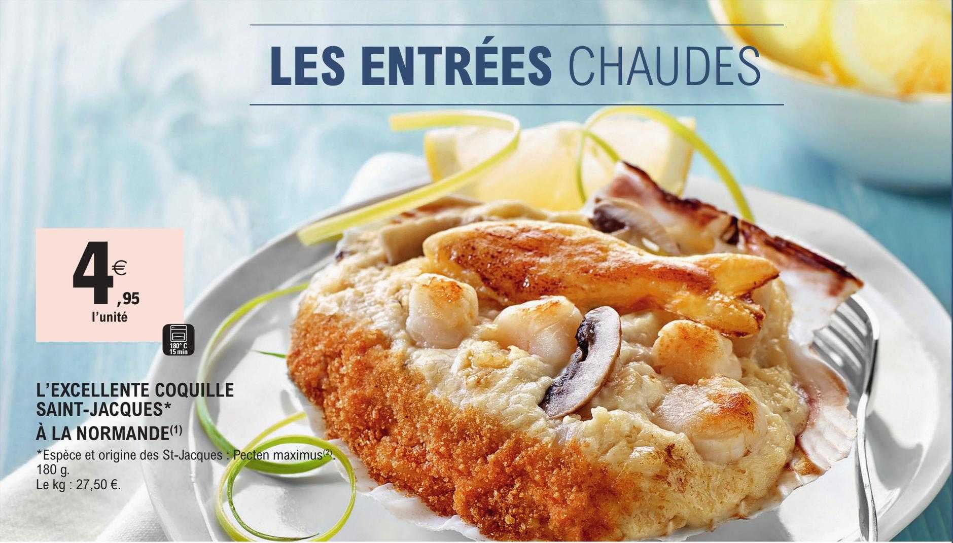 l'excellente coquille saint-jacques à la normande