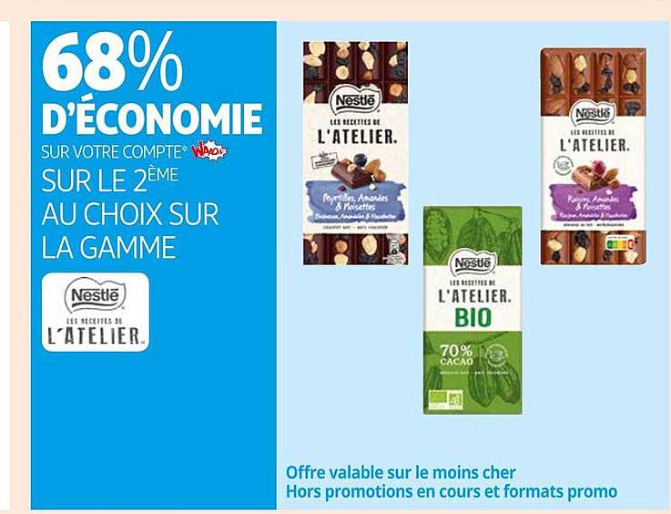 la gamme nestlé les recettes de l'atelier