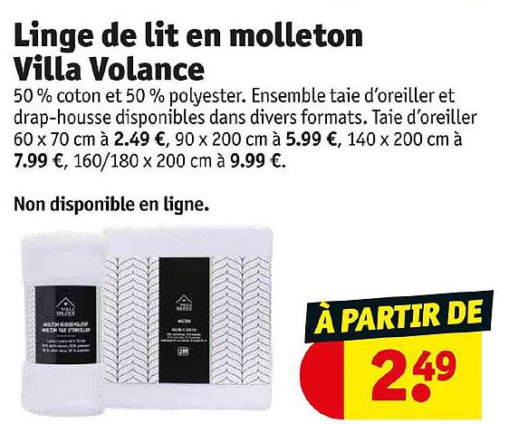 Linge De Lit En Molleton Villa Volance