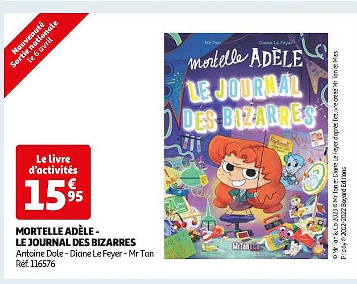 mortelle adèle - le journal des bizarres