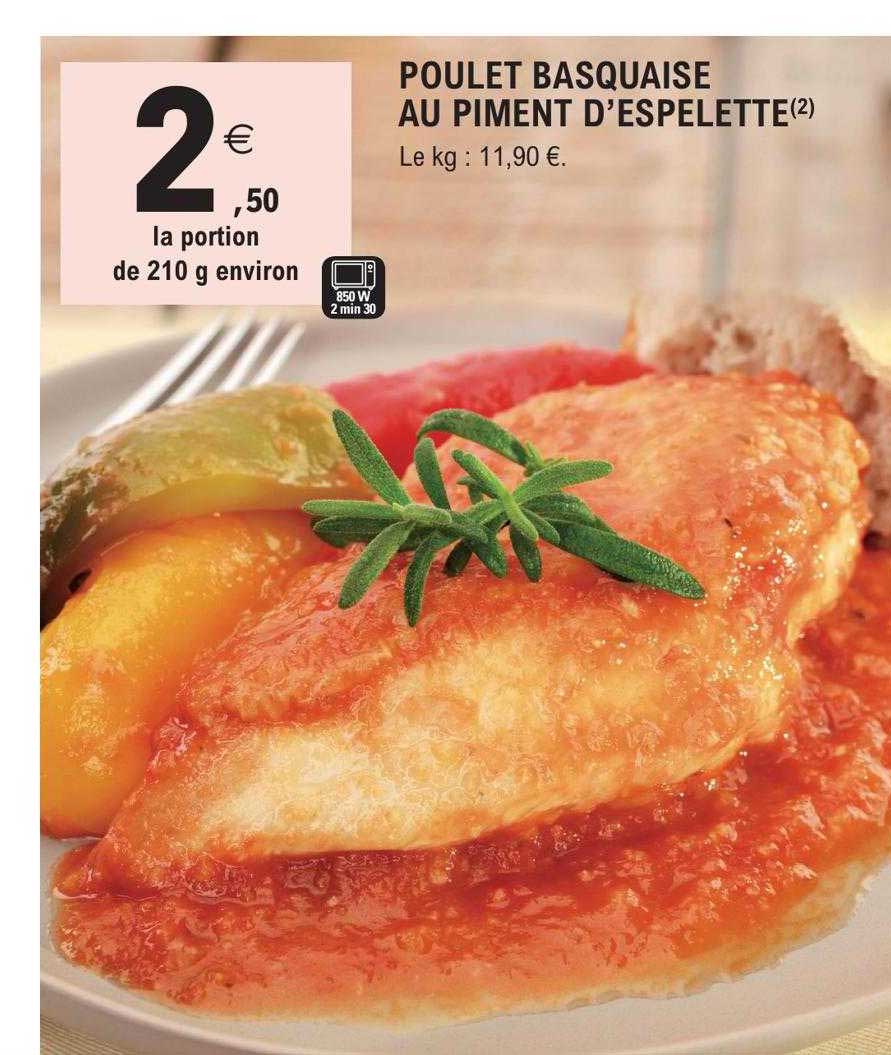 poulet basquaise au piment d'espelette