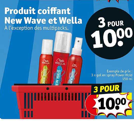 produit coiffant new wave et wella