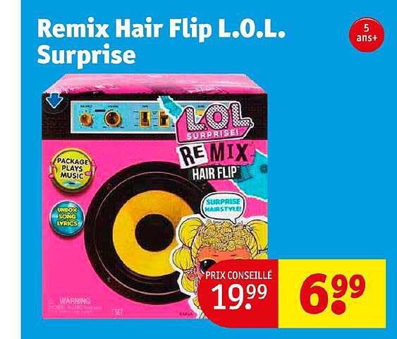 remix hair flip l.o.l. surprise