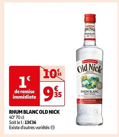 rhum blanc old nick