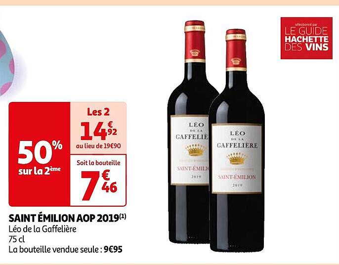 saint émilion aop 2019 léo de la gaffelière