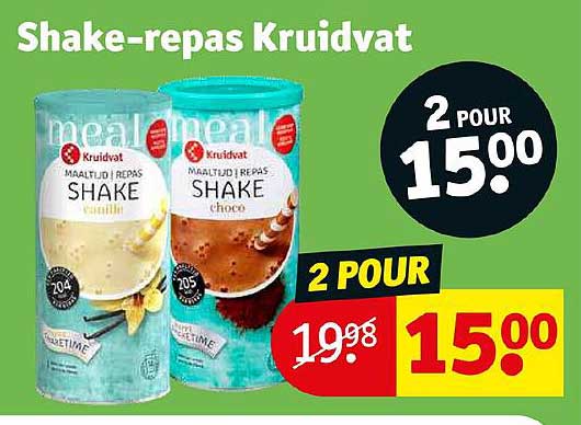 Shake-repas Kruidvat