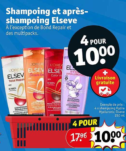 shampoing et après-shampoing elsève
