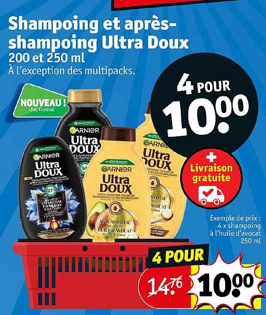 shampoing et après-shampoing ultra doux