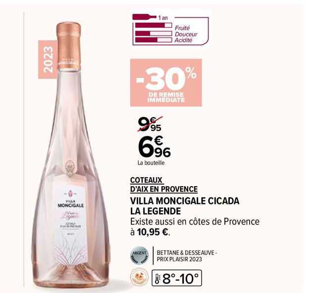 côteaux d'aix en provence villa moncigale cicada la légende
