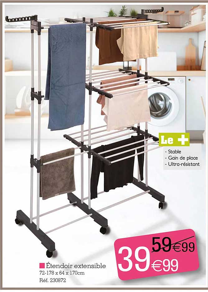 étendoir Extensible