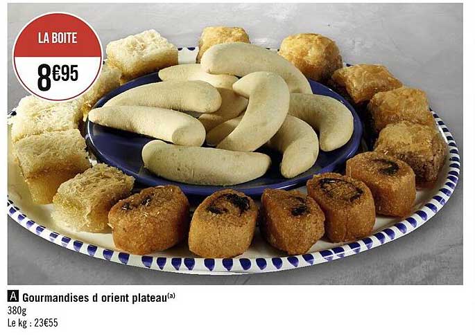 gourmandises d'orient plateau