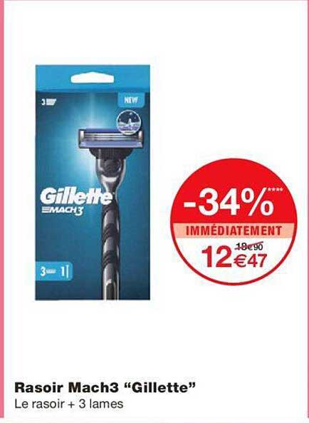rasoir mach3 "gillette"