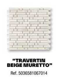 "travertin beige muretto"
