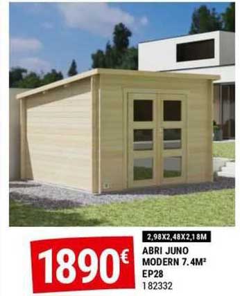 abri juno modern 7.4 m2 ep28