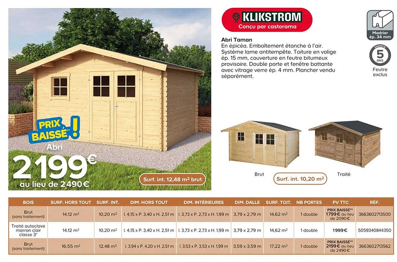 abri taman klikstrom