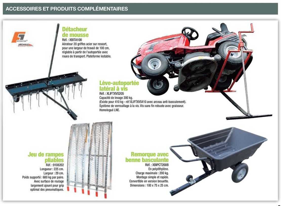 accessoires et produits complémentaires