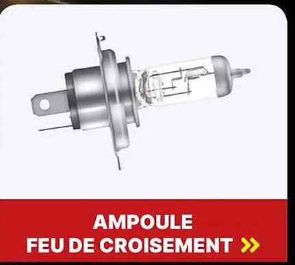 ampoule feu de croisement