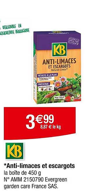 anti-limaces et escargots kb