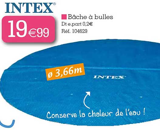 Bâche à Bulles Intex