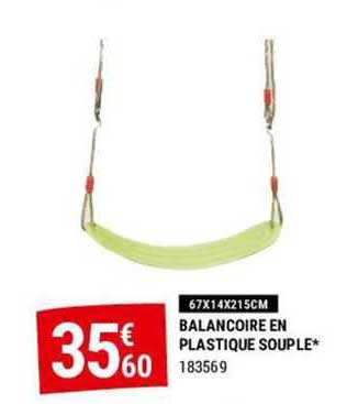 Balançoire En Plastique Souple