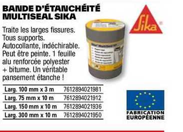 bande d'étanchéité multiseal sika