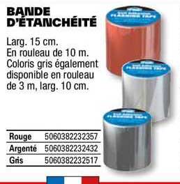 bande d'étanchéité
