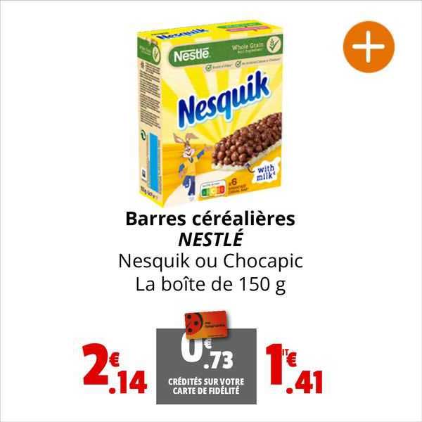 Barres Céréalières Nestlé