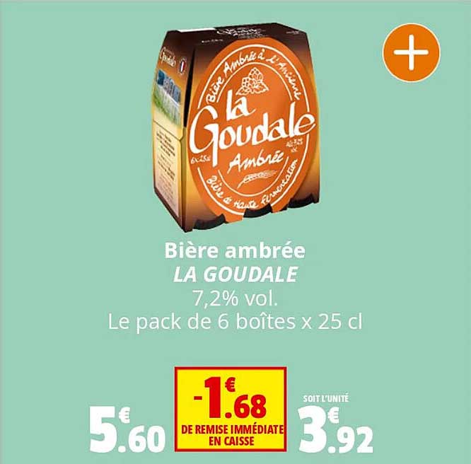 Bière Ambrée La Goudale