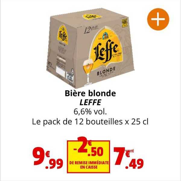 Bière Blonde Leffe