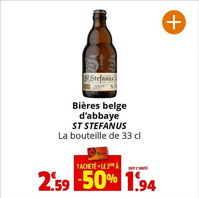 bières belge d'abbaye st stefanus